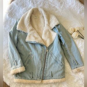 Women's Sherpa Denim Jacket